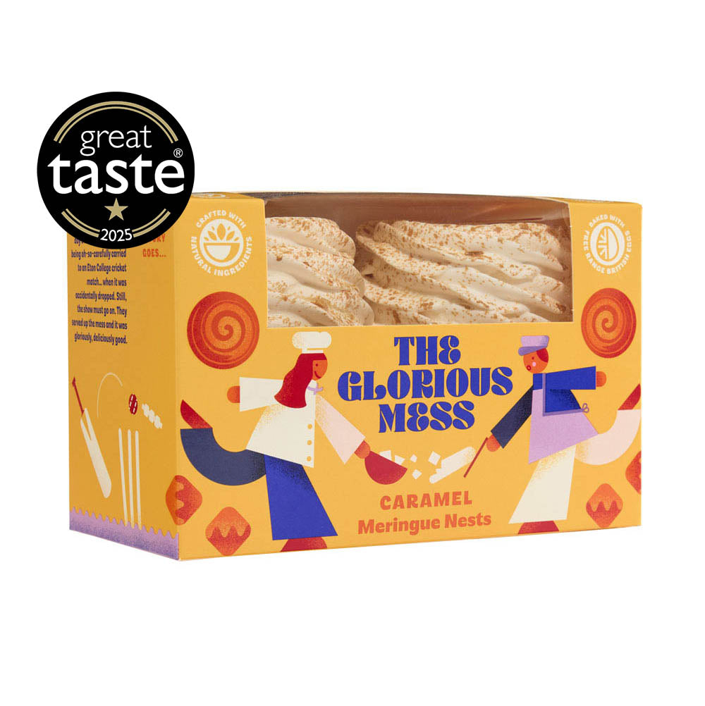 Caramel Meringue Nests