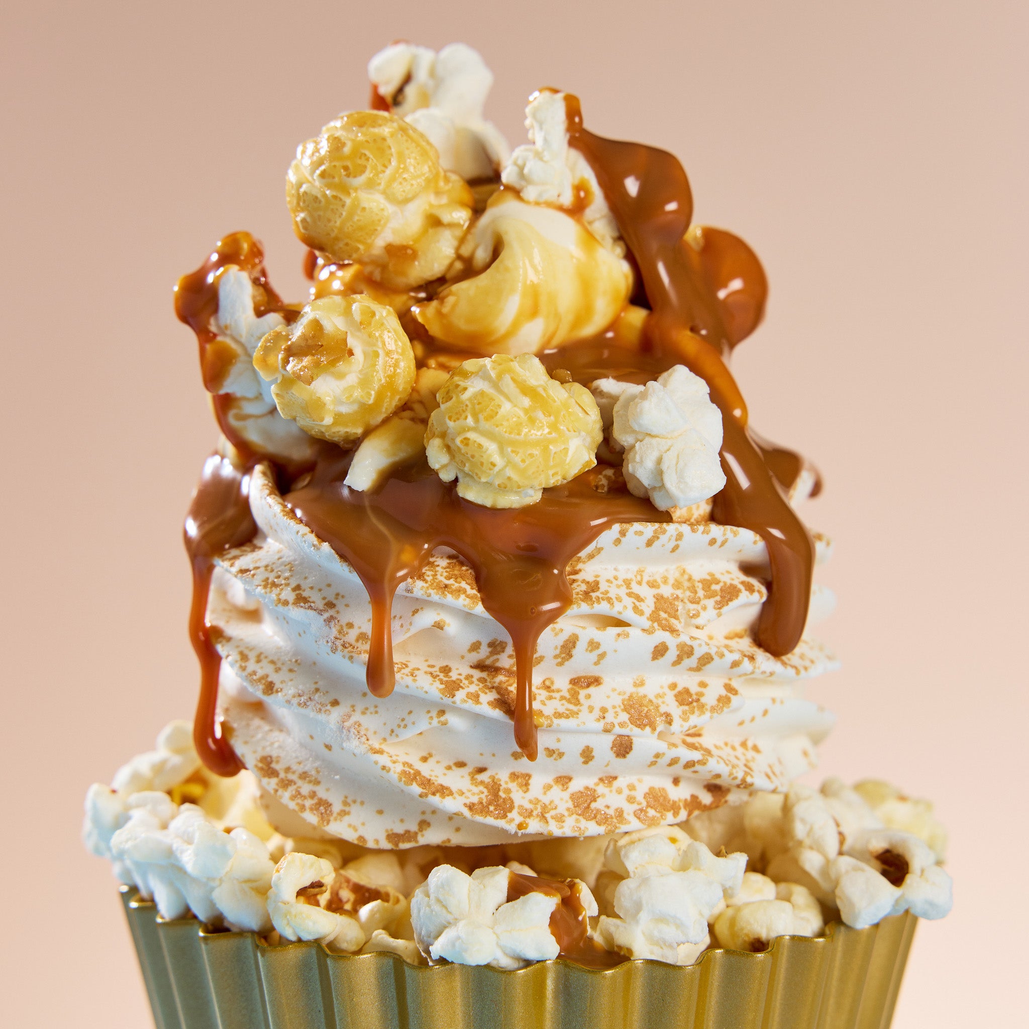 Caramel Meringue Nests