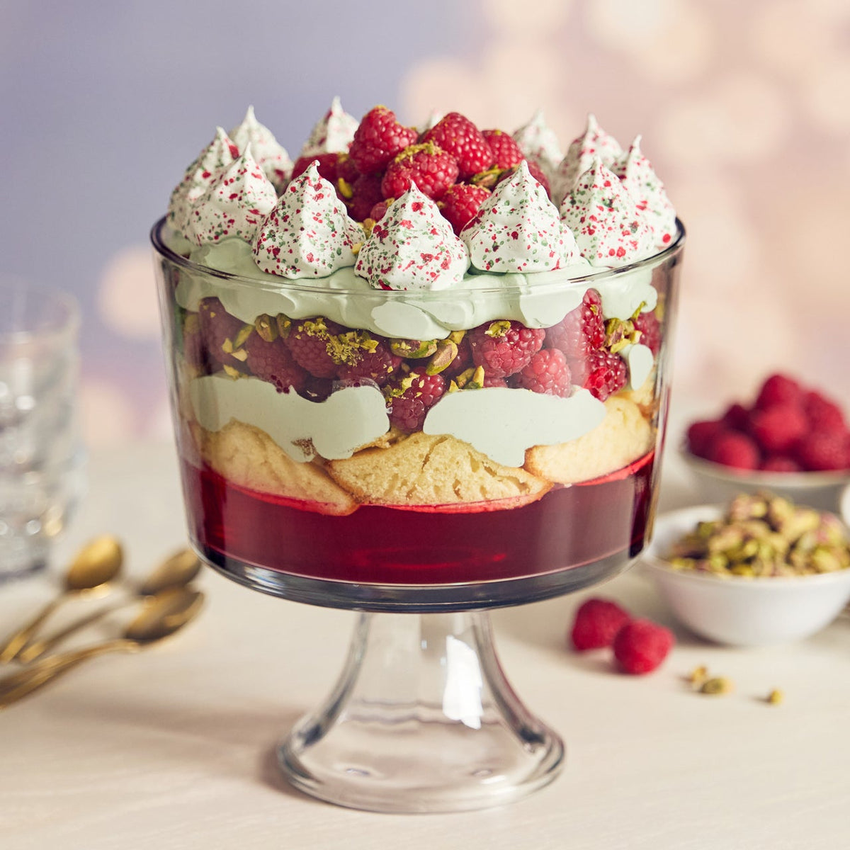 Vanilla Meringue Christmas Trees