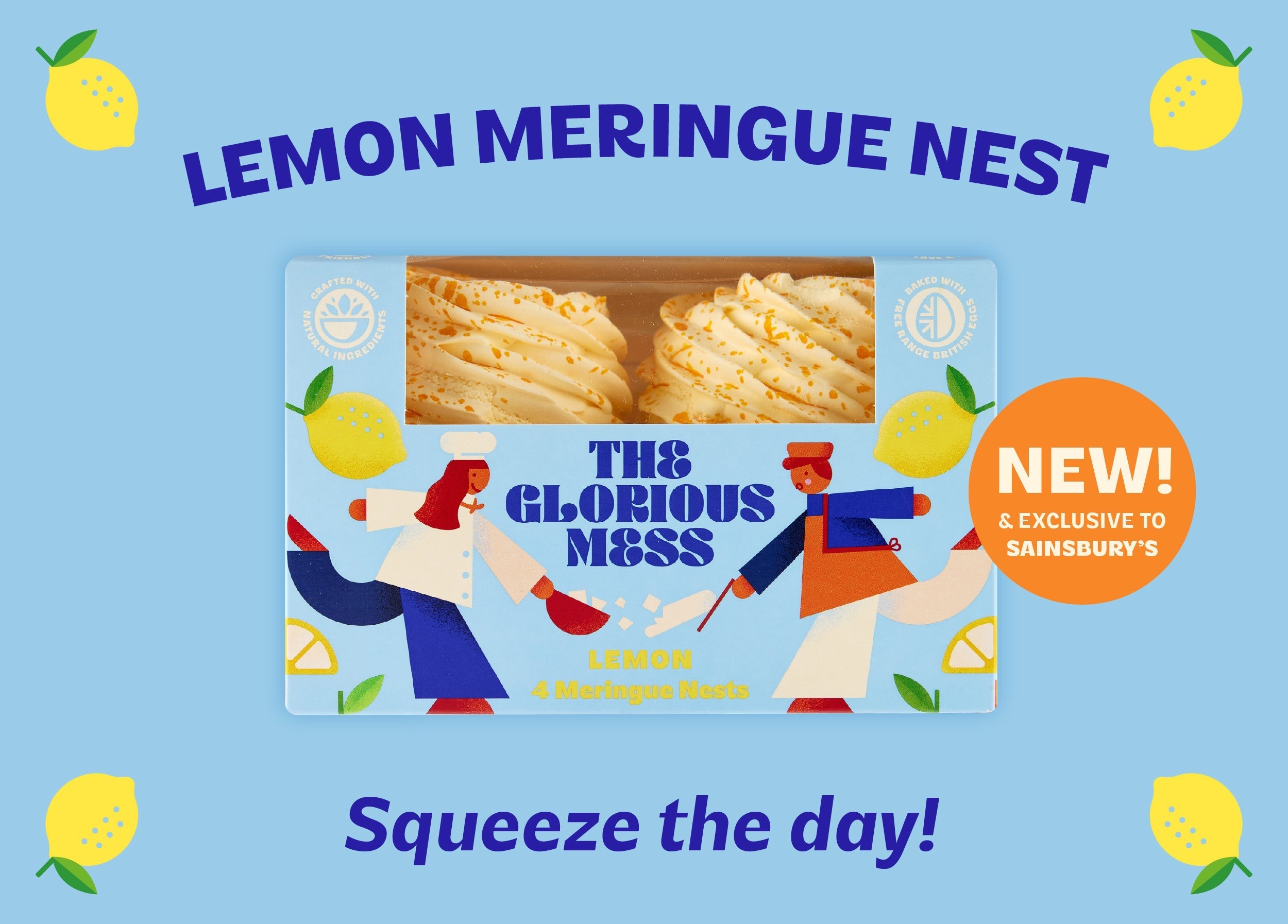 Lemon Meringue Nests have landed at The Glorious Mess