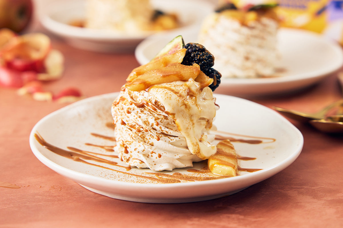 Spiced Apple Eton Mess Nests