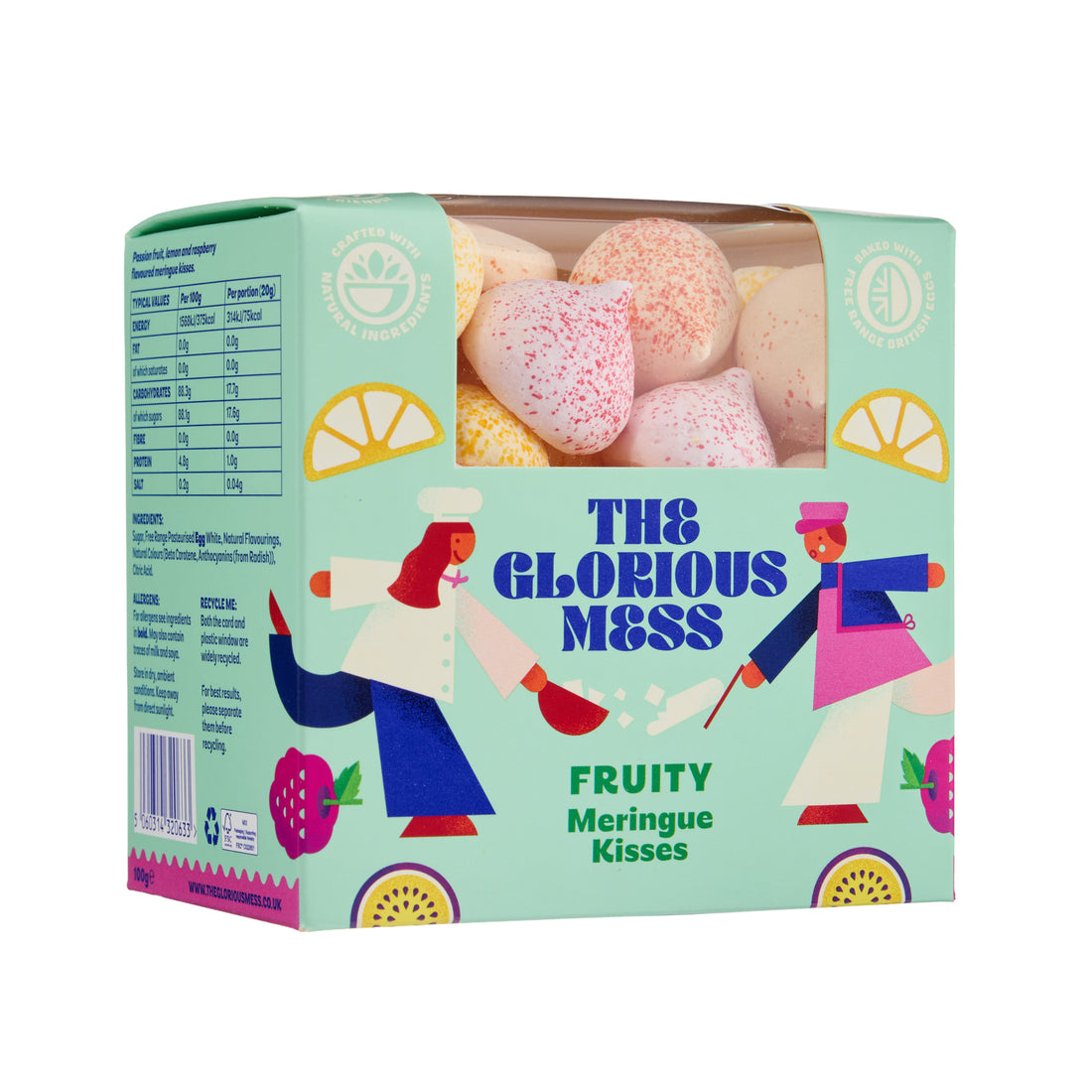 Fruity Eton Mess Meringue Kisses