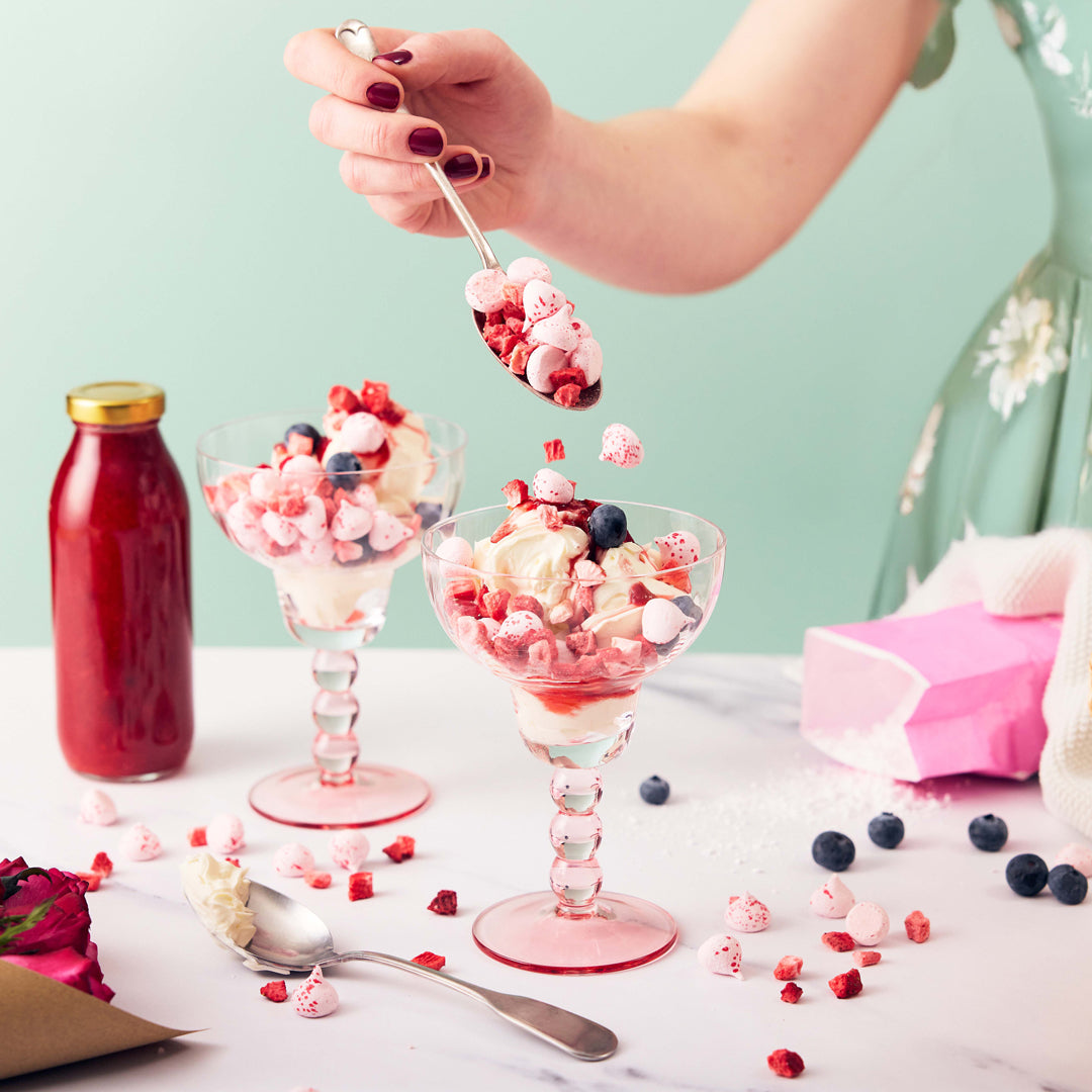 Strawberries &amp; Cream Meringue Sprinkles